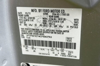 2012 Ford F-150 XL