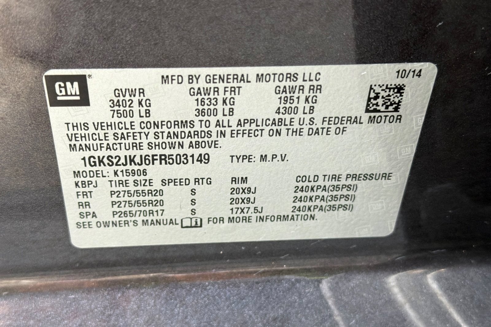 2015 GMC Yukon XL Denali