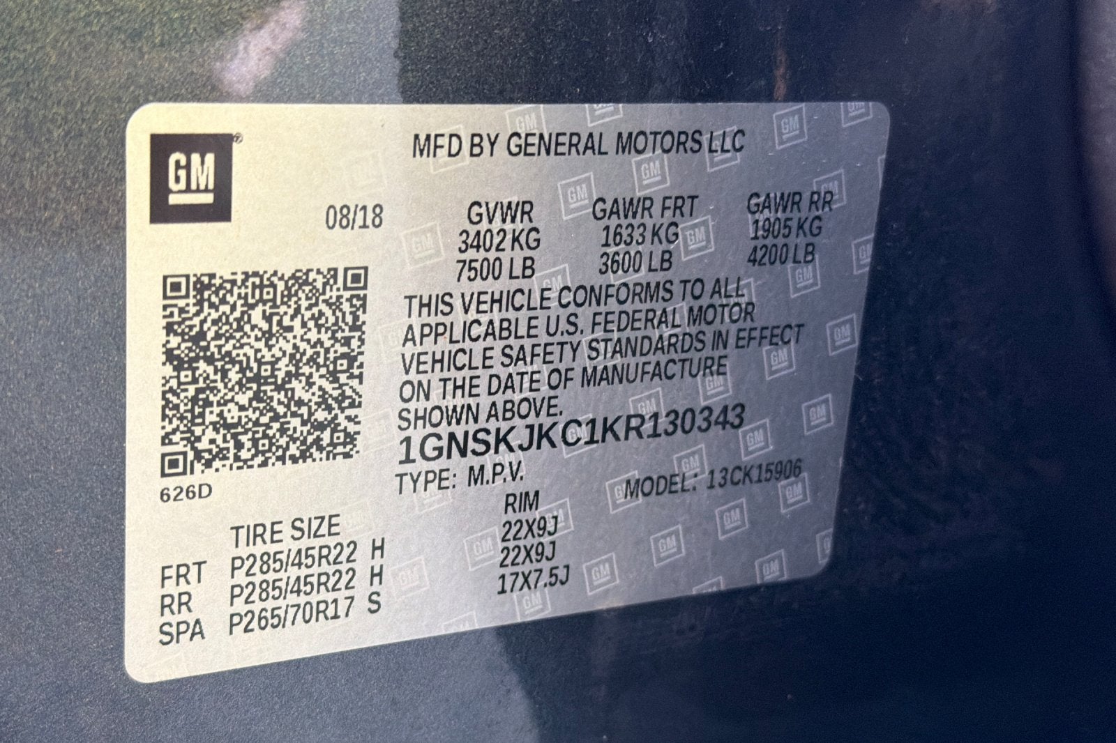 2019 Chevrolet Suburban Premier