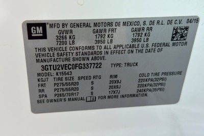 2015 GMC Sierra 1500 SLT