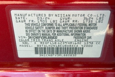 2024 Nissan Versa SR