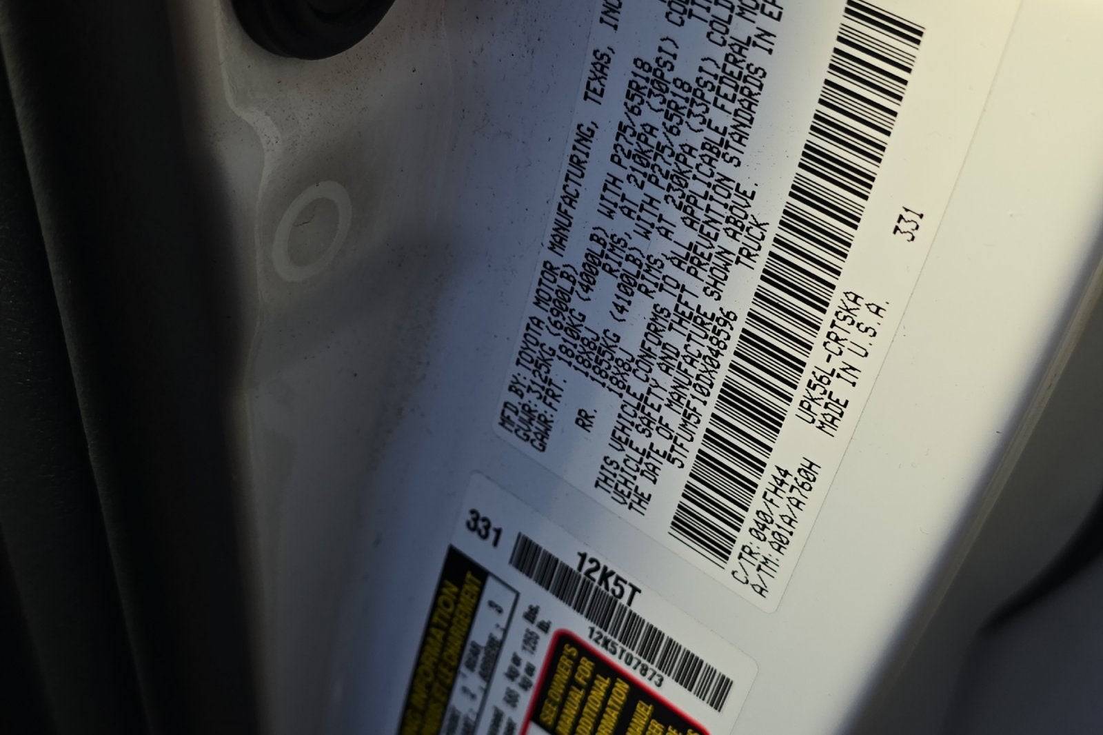 2013 Toyota Tundra 4WD Truck Base