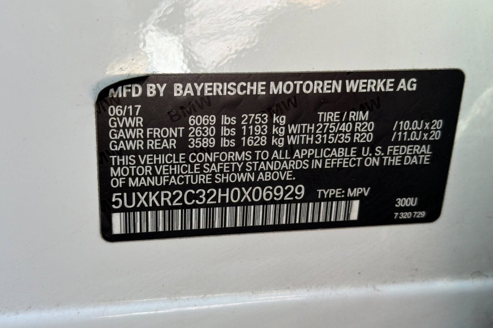 2017 BMW X5 sDrive35i