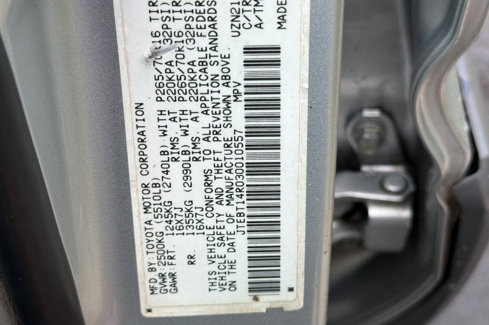 2003 Toyota 4Runner SR5