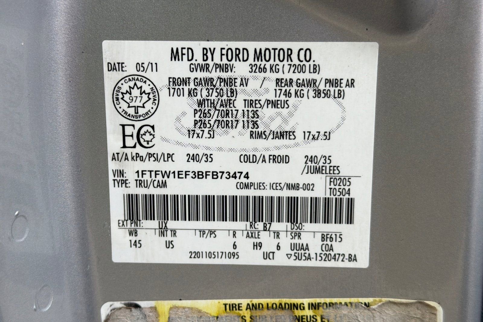 2011 Ford F-150 XL