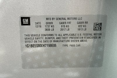 2017 Chevrolet Cruze LT