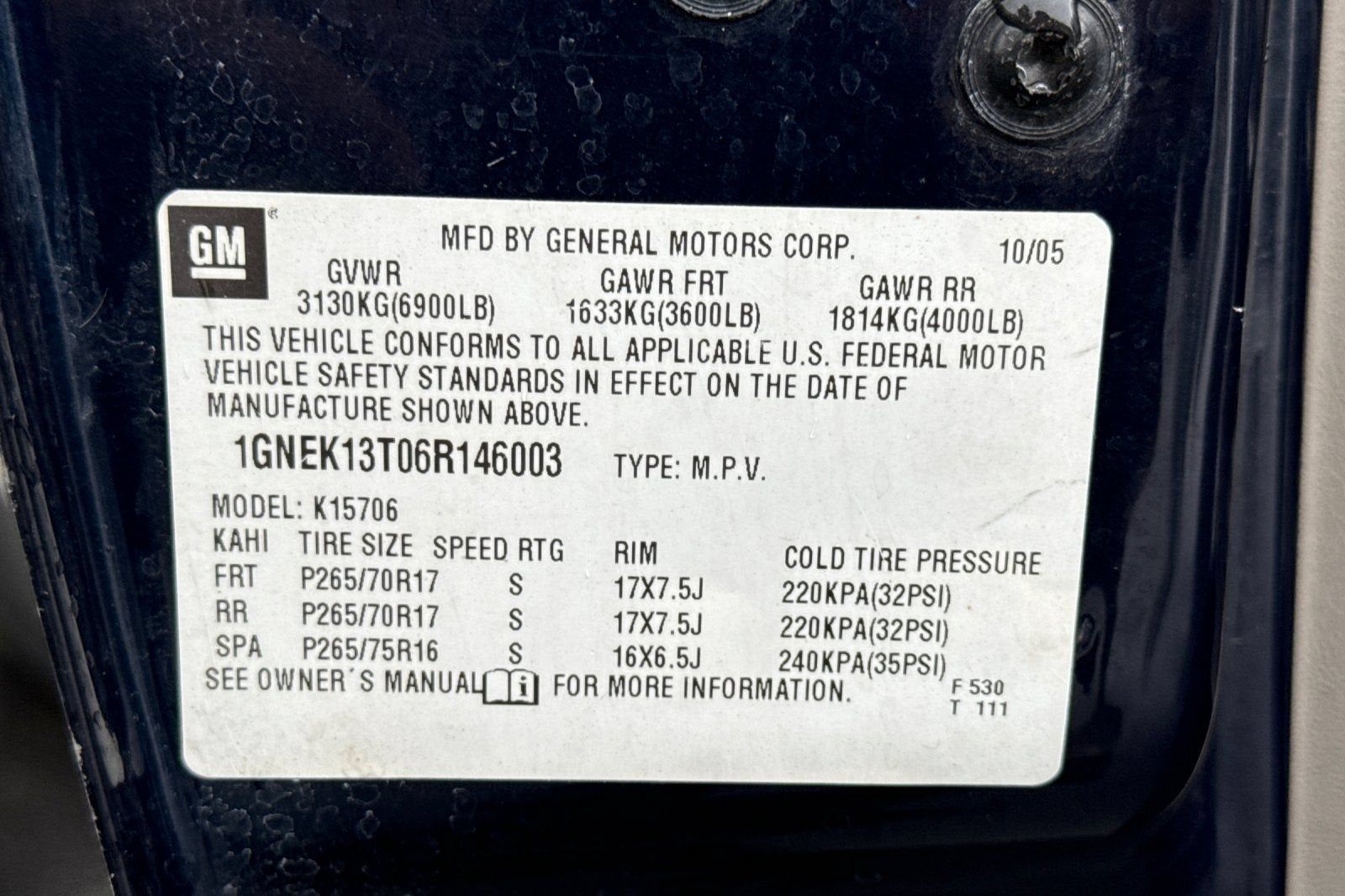 2006 Chevrolet Tahoe LT