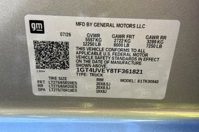 2026 GMC Sierra 3500 HD AT4