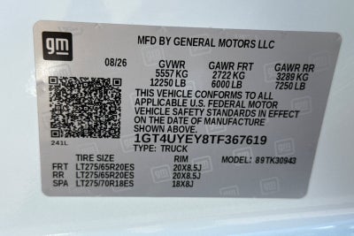 2026 GMC Sierra 3500 HD Denali Ultimate