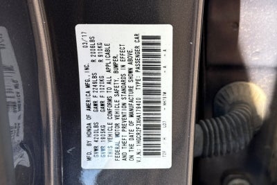 2017 Honda Accord Sedan LX