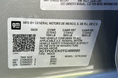 2026 GMC Sierra 1500 Elevation