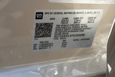 2026 GMC Sierra 1500 AT4