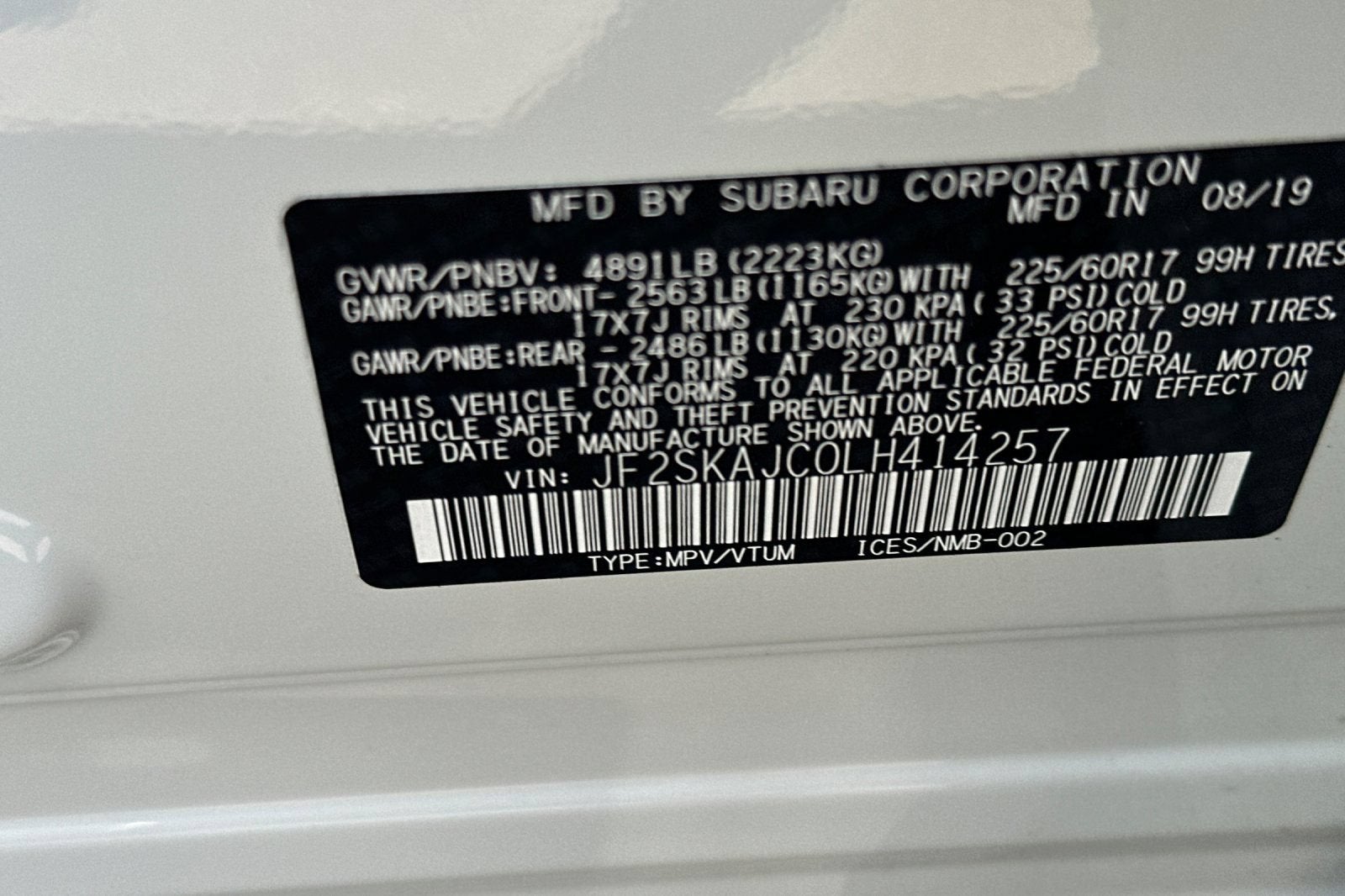 2020 Subaru Forester Premium