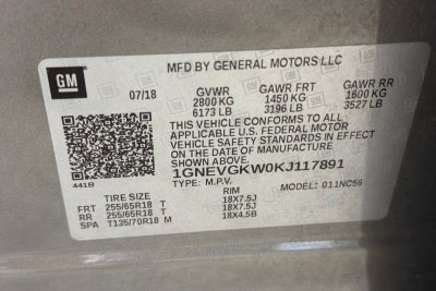 2019 Chevrolet Traverse LT Cloth w/1LT