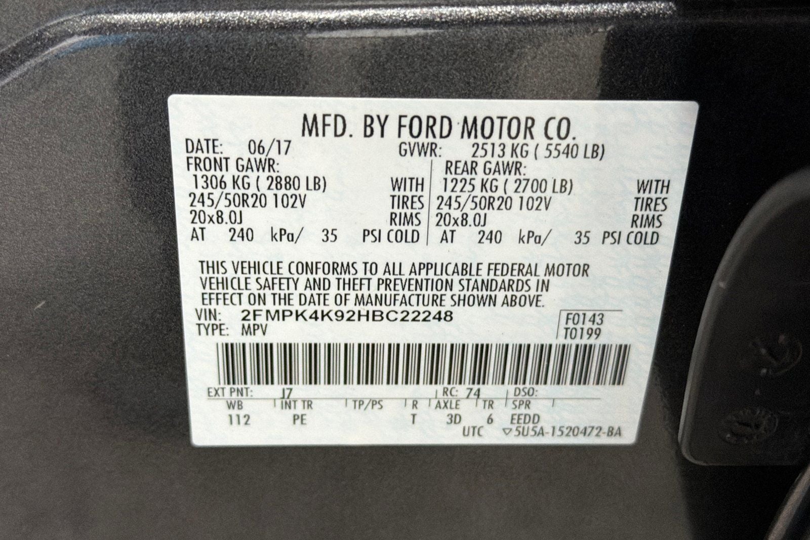 2017 Ford Edge Titanium