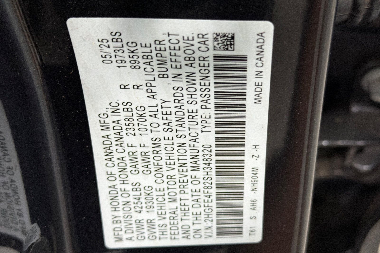2025 Honda Civic Hybrid Sport