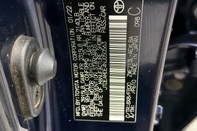 2022 Toyota Corolla Hybrid LE
