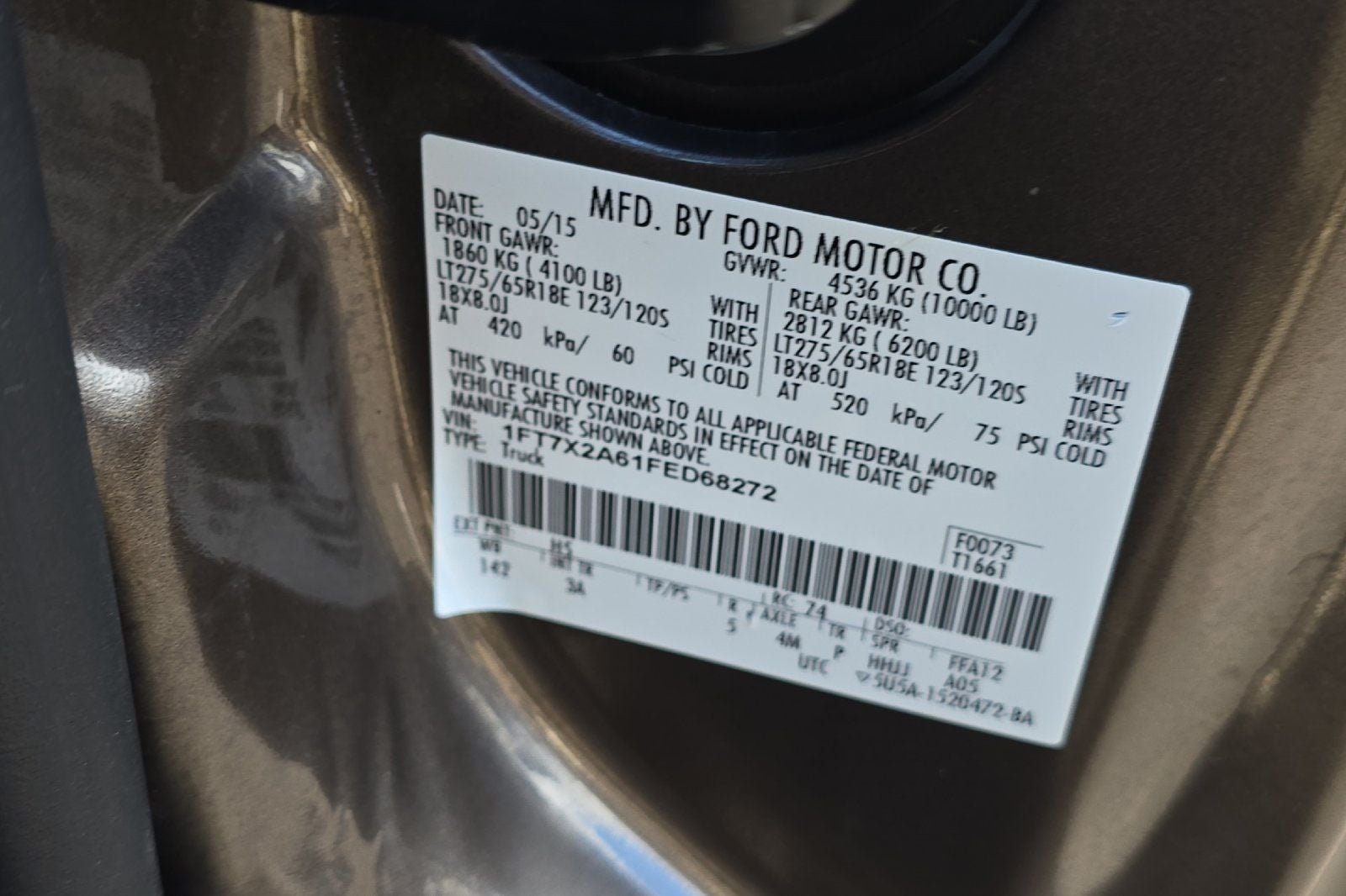2015 Ford F-250SD XLT
