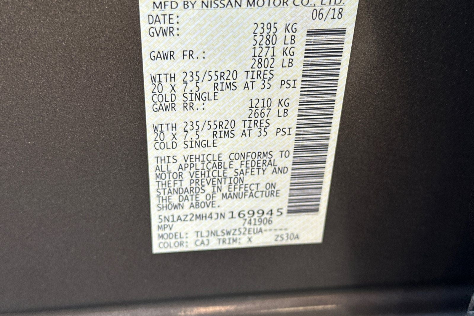 2018 Nissan Murano Platinum