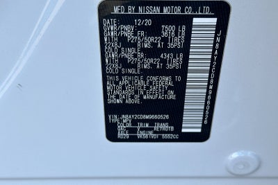 2021 Nissan Armada Platinum