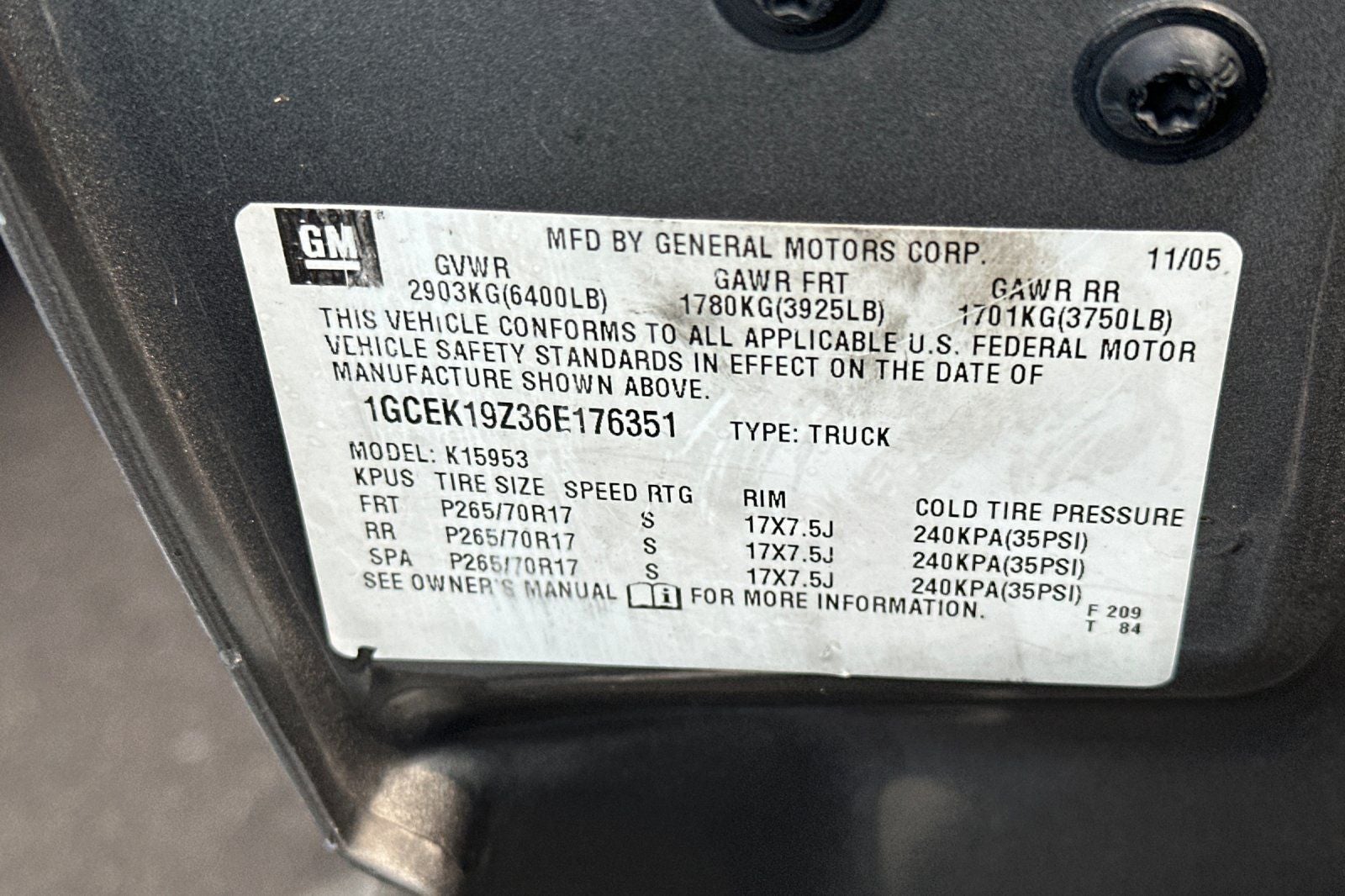 2006 Chevrolet Silverado 1500 LT LT1