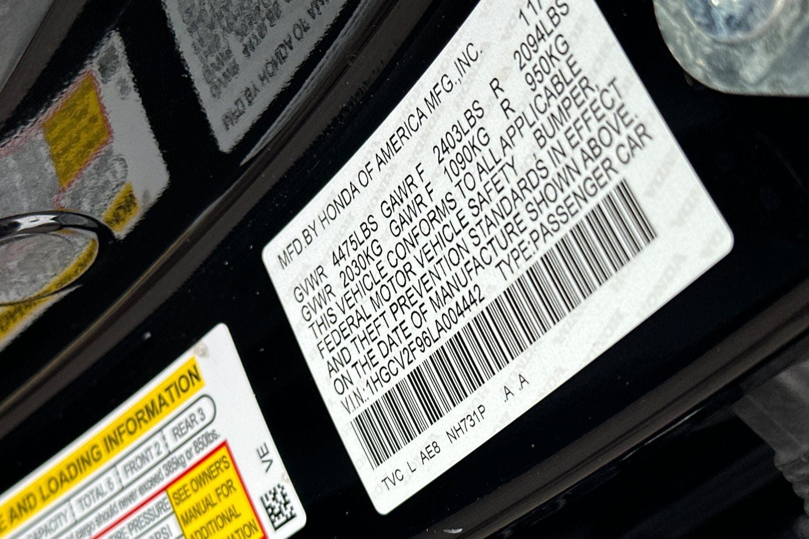 2020 Honda Accord Touring 2.0T