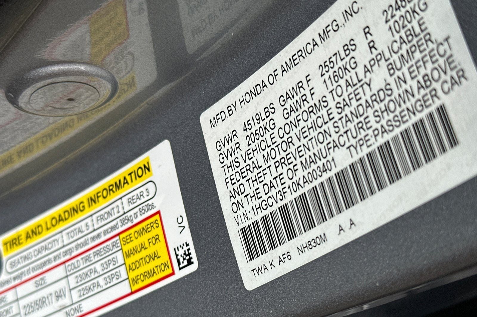 2019 Honda Accord Hybrid Base