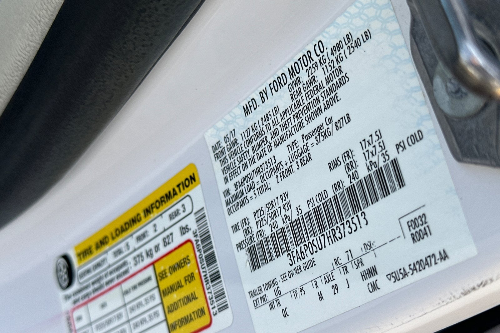 2017 Ford Fusion Energi Platinum