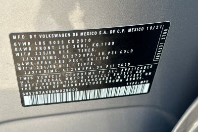 2022 Volkswagen Tiguan 2.0T SE