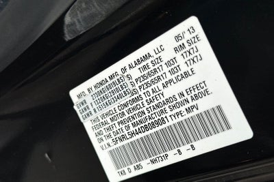 2013 Honda Odyssey EX