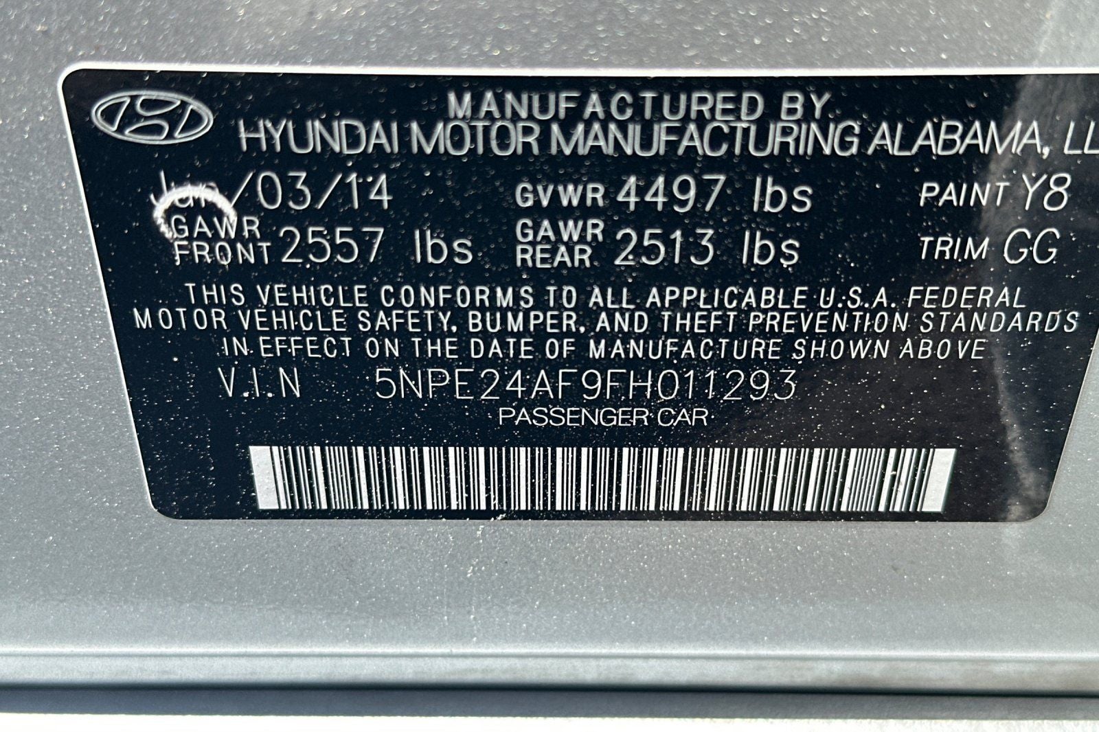 2015 Hyundai Sonata SE