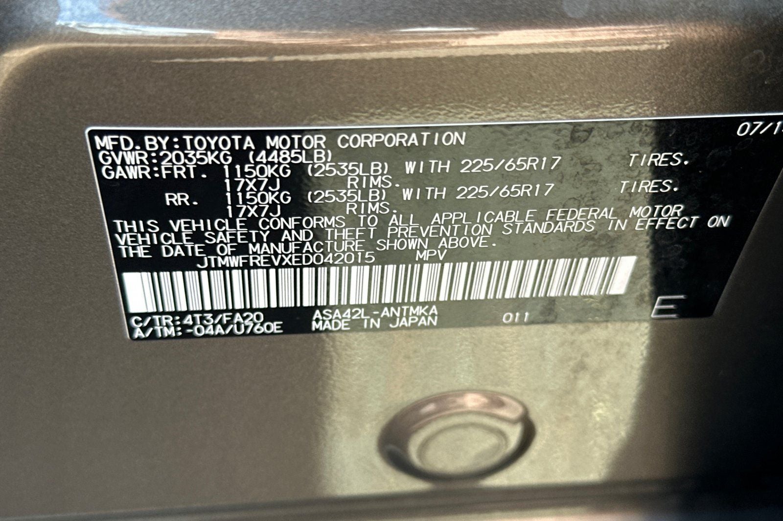 2014 Toyota RAV4 XLE