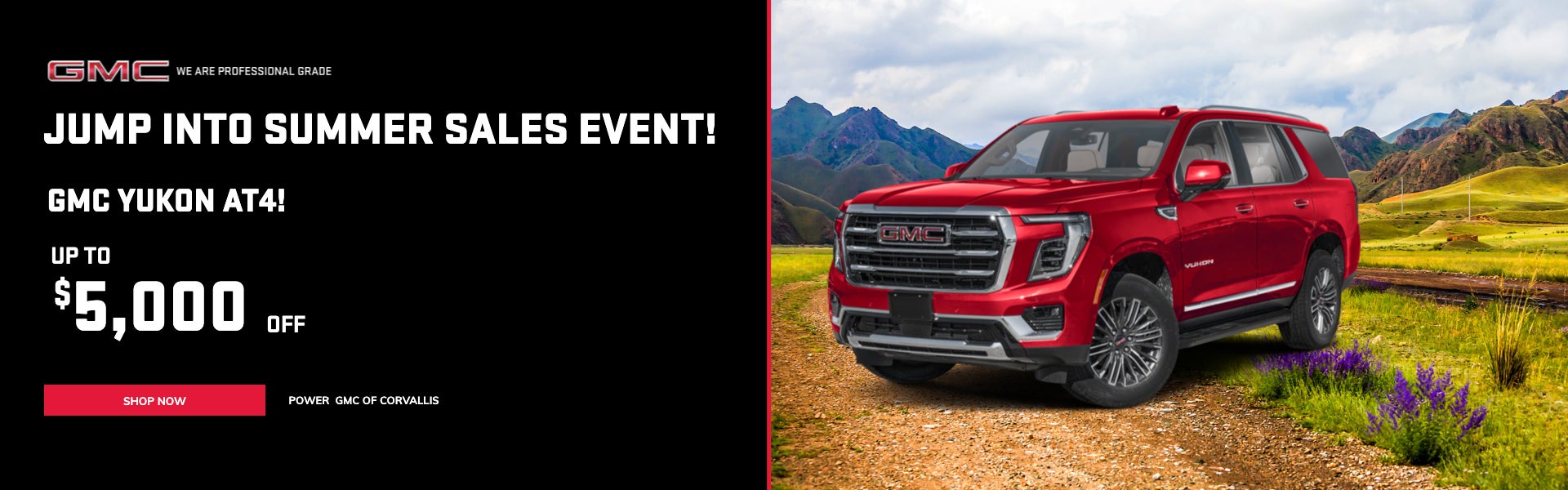 Up to $5,000 Off This GMC Yukon AT4!