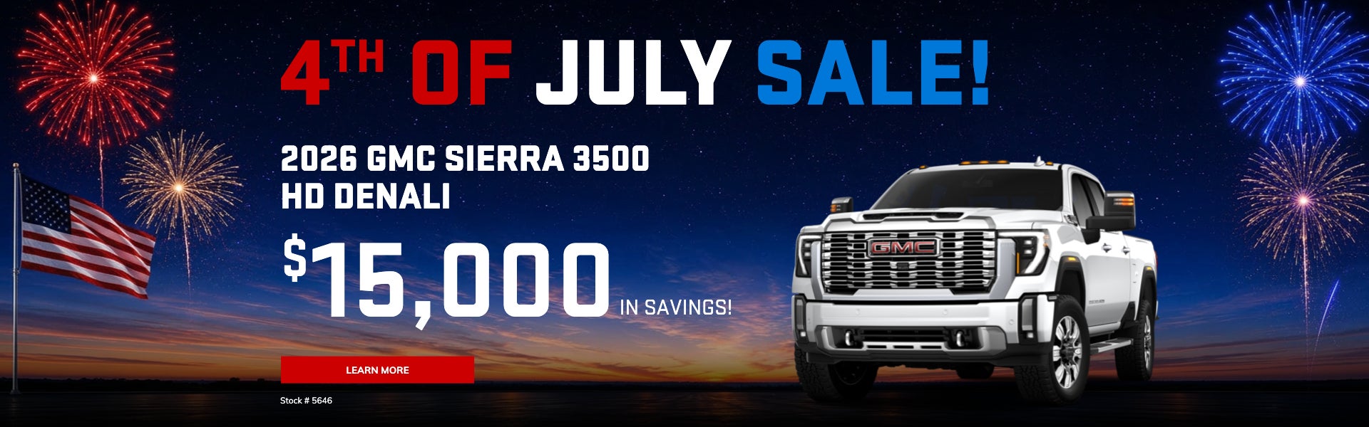 4th of July Sale! | 2026 GMC Sierra 3500 HD Denali